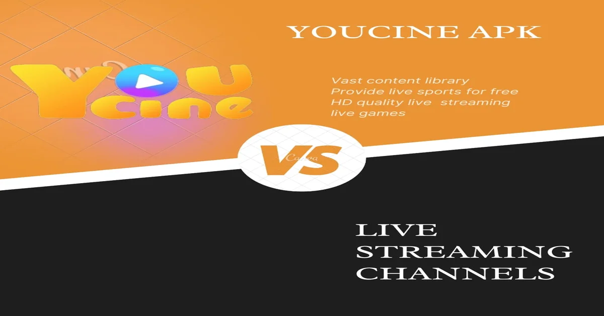 Youcine APK vs live channel APK